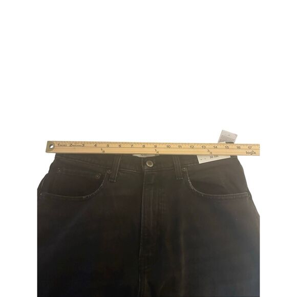 NWT Abercrombie & Fitch The 90’s Relaxed Jeans High Rise Black Size 10s / 30 - Picture 9 of 16